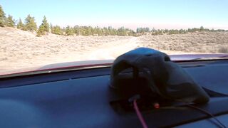 Stranded Hiker Is Very Thankful for the Ride ;)