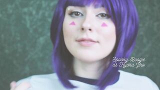 My Horny Academia: Physical Education Lesson with Oiled Kyoka Jiro - Cosplay
