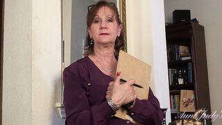 AuntJudys - 60yo Texas GILF Marie is your new Secretary