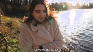 Ublic Blowjob and Pegging near the Lake