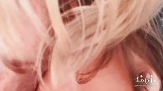 Public Sex on the Balcony in Freezing Paris! Amateur Couple