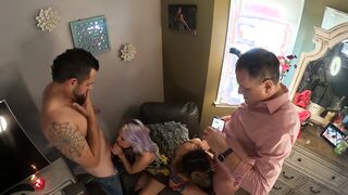 Cheating Slut Wife Gets Fucked by Real Swingers