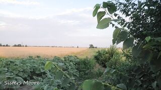 Outdoor Blowjob, Cumshot on Tongue, Сum Kissing - Pov Threesome Ffm Amateur S...