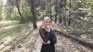 Amazing Fuck with Facial In Forest
