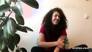 Italian Woman Explores Solo Pleasure on Camera