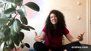 Italian Woman Explores Solo Pleasure on Camera