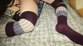My Husband Fucks My Step Sister, Girls Kissing, Cum on Pussy - Threesome Step...