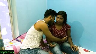 Indian teen sister and cousin brother hot sex at home!