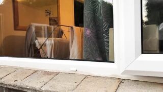 lucky lodger spying on home alone housemate caught dildoing
