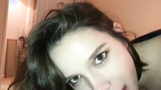 Oral Creampie (and 2 More Cumshots) in Sexy Lingerie. I Swallowed It All!