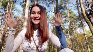 Blogger Filmed Stranger's Pickup Outdoors Creampie Sex and Blowjob Kleomodel