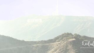 Public Sex Naked on Hollywood's Hills - Amateur Couple Outdoor