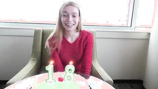 She Is a Skinny Blonde 18 Yr Old Making Her Debut Porn