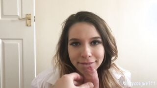 Eye Contact Blowjob - Handcuffed Edition