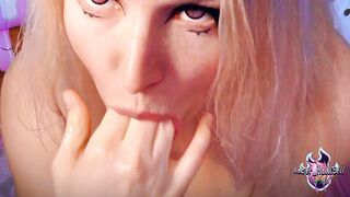 Dirty Busty Slut Gushing Full Pool of Squirts During Anal Masturbation