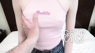 Super Wholesome Redhead Teen Makes Her Debut Porn Video