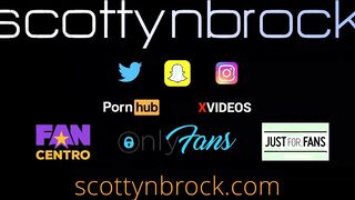 Fem Twink Scotty Edges Brock's Big Cock with his Bubble Butt - Bedroom Passio...