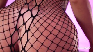 Step Sister Spying Step Brother Jerking off then help him to Cum with Sexy Fi...