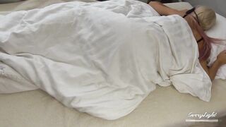 Teen Step Sister Wakes Up to a Hard Cock of Her Step Brother - Blindfold
