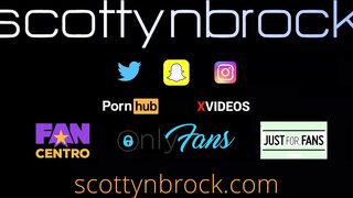 Femboy Scotty Bounces his Bubble on Brock's Cock after a Long Day - TR
