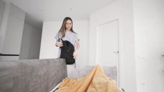 Neighbor Nurse Measured My Temperature with Her Mouth - Fucked Me Missionary-...