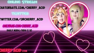 asmr pussysound & squirt oily ass w buttplug and fuckmachine cherry acid SH...