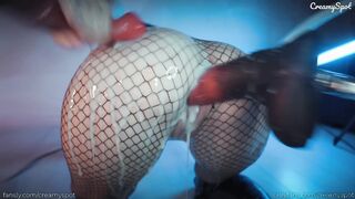 Double Penetration with Oversized Toys