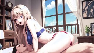 Sailor Uniform Deepthroat Scene