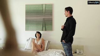 Caught in the act: nanny’s hidden moment