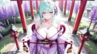 Wetness Beneath the Red Torii Gate