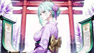 Wetness Beneath the Red Torii Gate