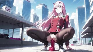 Rooftop Encounter: An Intimate Outdoor Scene