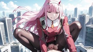Rooftop Encounter: An Intimate Outdoor Scene