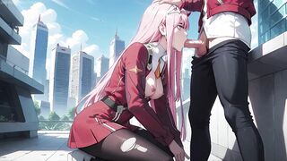 Rooftop Encounter: An Intimate Outdoor Scene