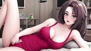Anime Character in Bedroom Encounter