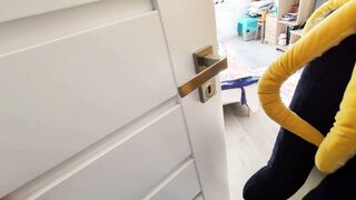 Caught in the act, a forbidden encounter unfolds